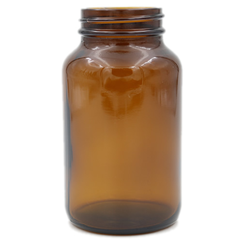 amber glass wide mouth packers 200cc