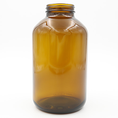 amber glass wide mouth packers 950cc