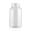 Clear PET Plastic Bottles - Wide Mouth Round Packers