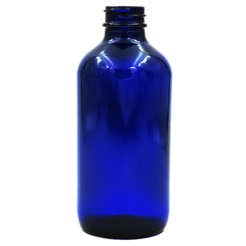cobalt blue glass boston round 8 ounce