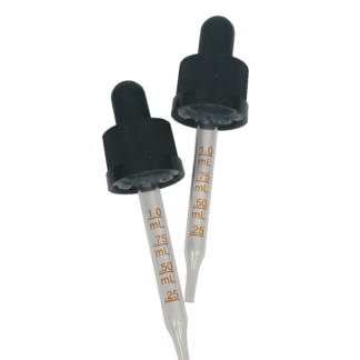 Child Resistant Boston Round Dropper